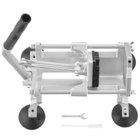 Commercial Vegetable Slicer, 1/2 inch Fruit Slicer, Stainless Steel and Aluminum Alloy Vegetable Cutter Slicer Machine
